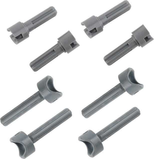 Wishiot Kreuz-Übertragungswelle aus Kunststoff für DIY-Maschinen und Lenkung, Grau - Bild 1