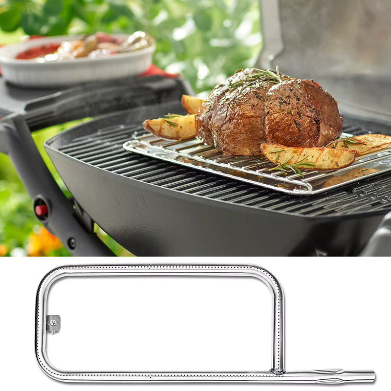 Weber Grillbrenner Ersatzteil aus Edelstahl für Weber Q100 in Silber - Bild 3