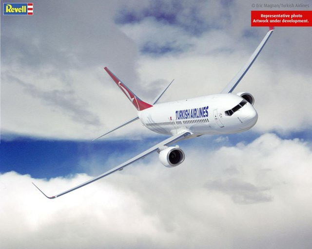Revell Boeing 737-800 Turkish Airlines, Model Set, 1:144 - Bild 1