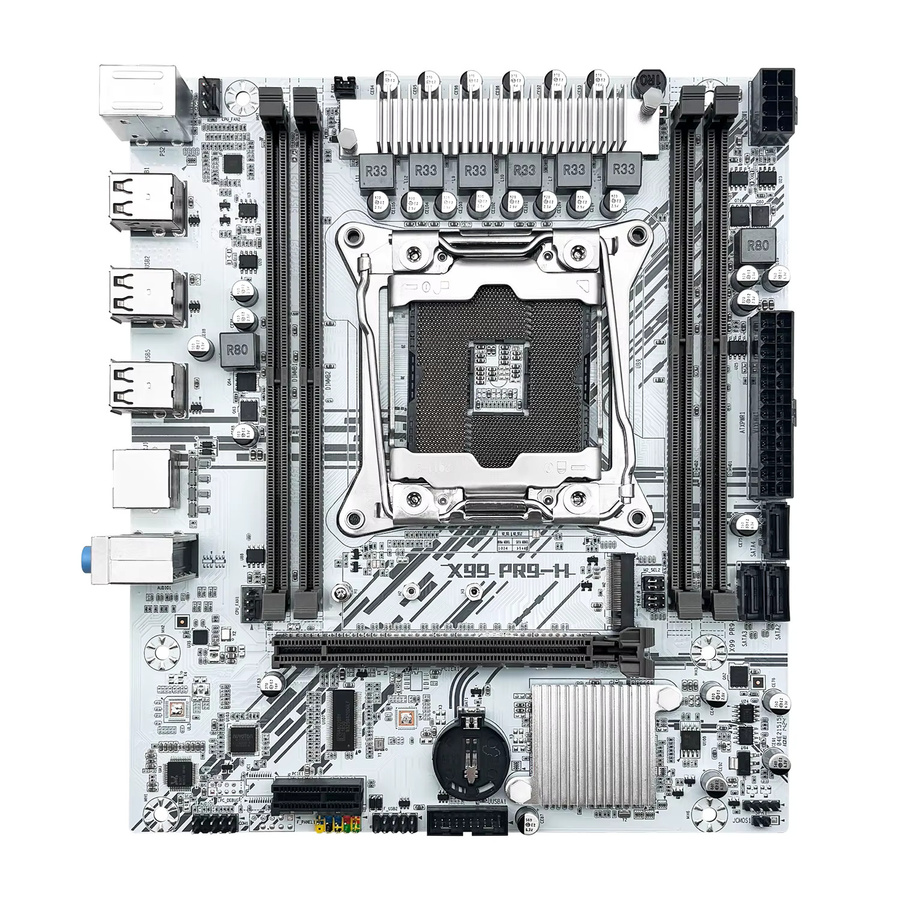 MACHINIST X99 PR9-H Motherboard LGA2011-3 M-ATX mit optionalem Xeon E5 2667 V3 CPU und DDR4-Speuer Unterstützung bis 128 GB sowie NVME und SATA M.2 Anschlüssen - Bild 3