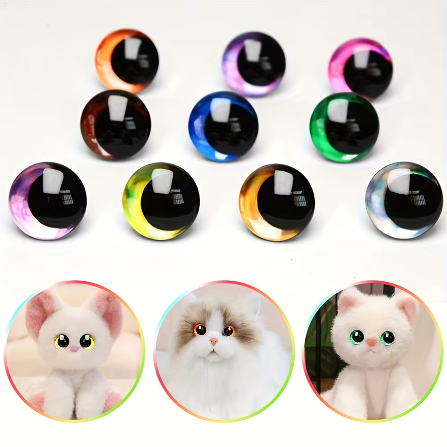 3D-Flash-Gradient-Sicherheitsaugen-Set, Kunststoff, 20-teiliges Set - Bild 2