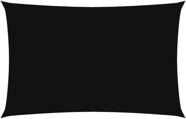 Furnicato Sonnensegel aus PU-beschichtetem Oxford-Gewebe, rechteckig, Schwarz, Breite: 7 m, Tiefe: 4 m - Bild 1