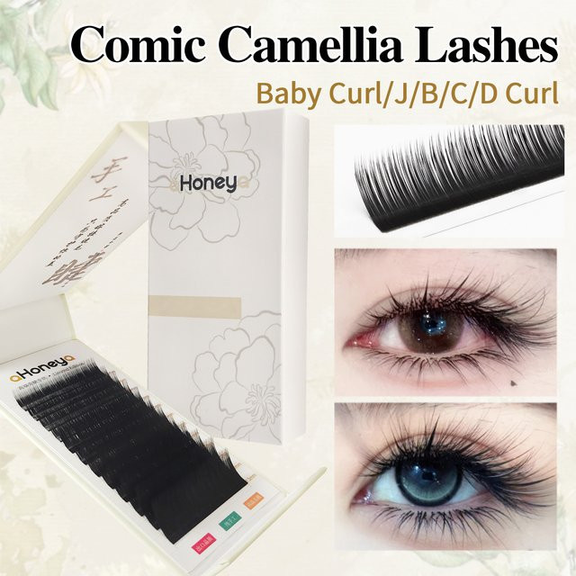 Honey Eyelash Fächerwimpern, Black, Unisex - Bild 1