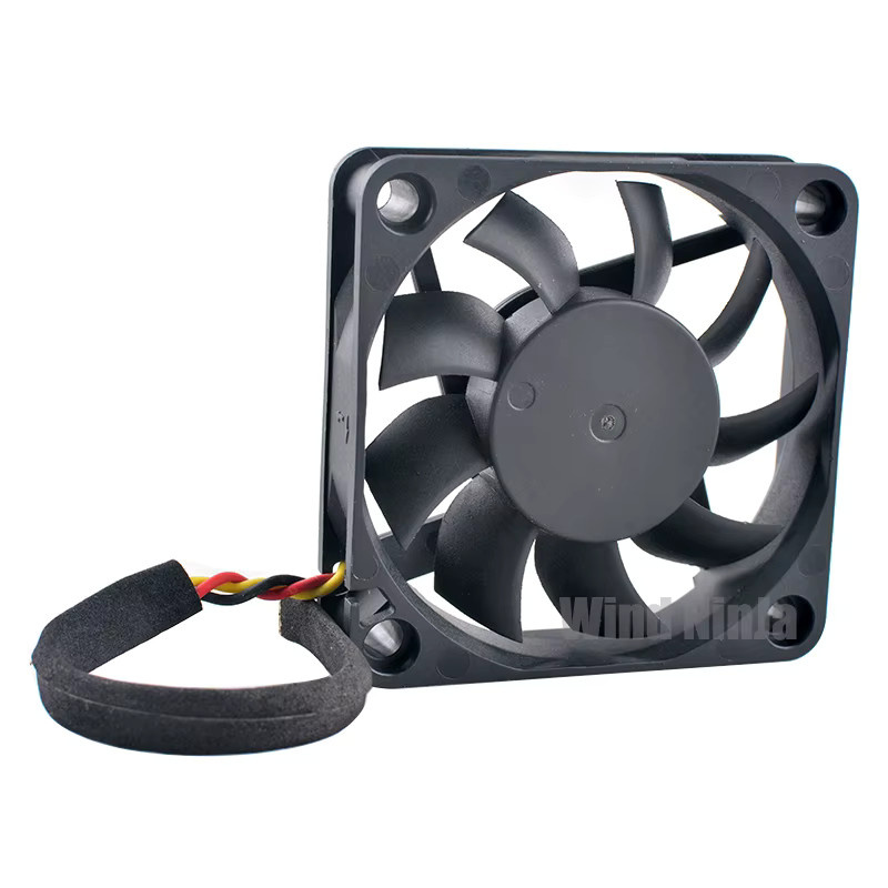 ANCHAOPU Axiallüfter CHT6012RM-R15B Schwarz, 3-polig, DC 12 V, 0,20 A, B/T/H: 60 x 60 x 15 mm - Bild 3