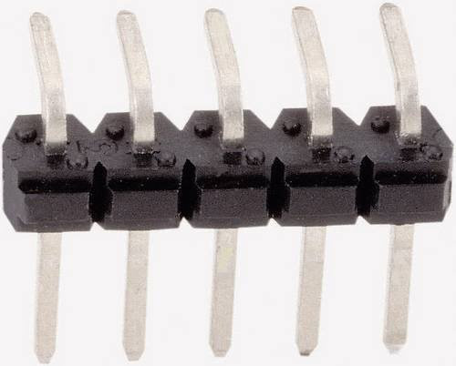BKL Electronic Stiftleiste Standard Schwarz, 1 Reihe mit 5 Polzahlen, 10120522 - Bild 1