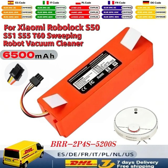 Xiaomi Lithium-Ersatzakku BRR-2P4S-5200S mit 6500mAh Kapazität - Bild 1