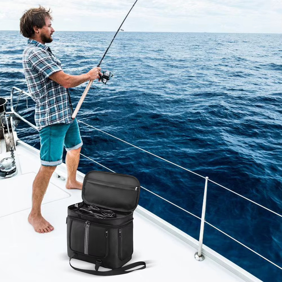 Anker Tragetasche für SOLIX C1000 Portable Power Station, wasserdichte Schutzhülle, Schwarz - Bild 3