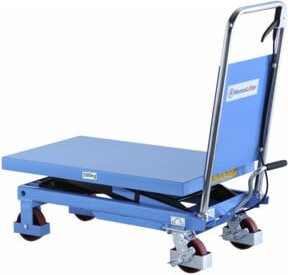 HanseLifter Scheren-Hubwagen Typ SPA300 in Blau mit 300 kg Tragkraft und 900 mm Hubhöhe - Bild 1