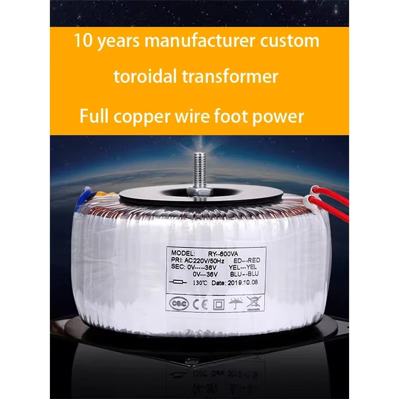 MANDONG Ringkern-Leistungstransformator für Audioverstärker 12V/24V/48V/110V/220V - Bild 5