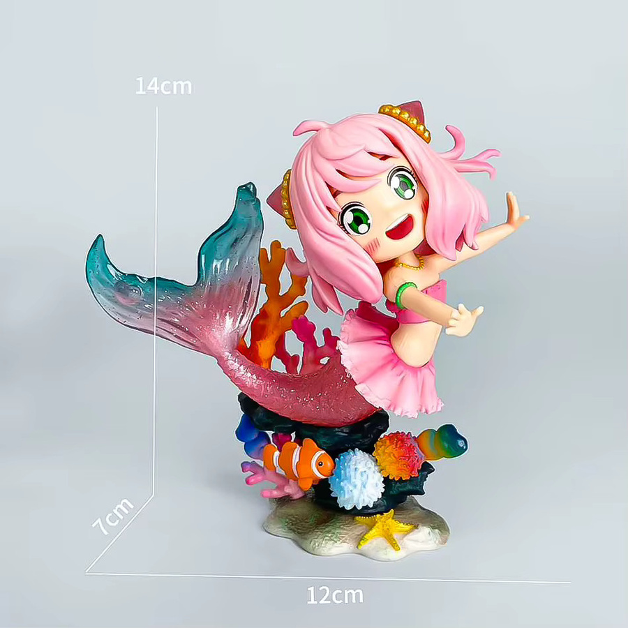 Bandai Spy x Family Anya Forger Figur, Meerjungfrau, 13cm, PVC - Bild 3