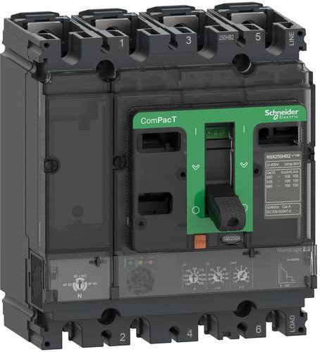 Schneider Electric C10F42D100 MCB Leistungsschalter in Grau - Bild 1