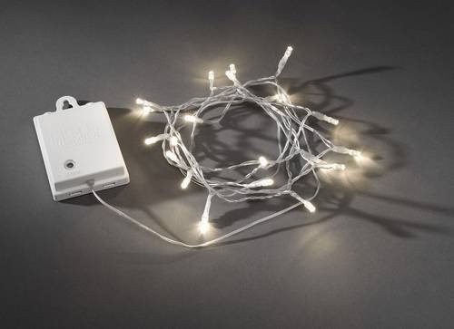 Konstsmide 3728-103 Micro-Lichterkette für Innen und Außen mit 80 warmweißen LEDs, batteriebetrieben - Bild 1