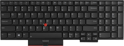 Lenovo 01HX150 Notebook-Ersatzteil Tastatur in Schwarz mit AZERTY-Layout - Bild 1
