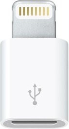 Apple Lightning auf Micro USB Adapter in Weiß - Bild 1