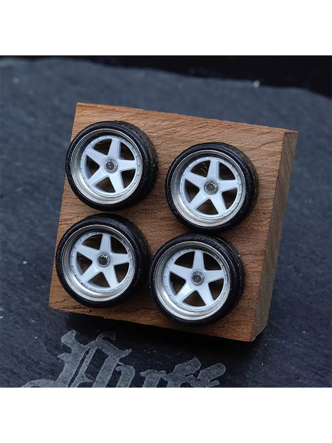 PuffStudio Tire-GEN01-8.5/8.8mm Modified Style Branch Wheel, Automodell Zubehör, 1:64 - Bild 4