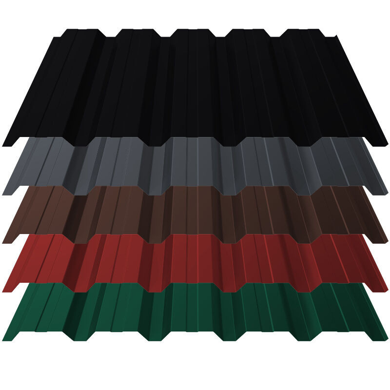 Trapezblech T35+ Wand von Blachotrapez GmbH aus Stahl mit 25 µm ThyssenKrupp Polyester Beschichtung in Mehrfarbig, Materialstärke: 0,50 mm - Bild 1