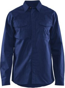 Blakläder Flammschutz-Hemd Unisex in Marineblau, Größe M - Bild 1