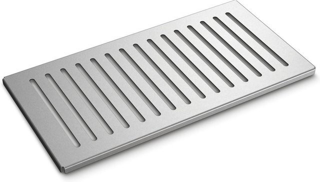 FlexTop Ablagerost Einleger für Outdoorküchen aus Edelstahl in Silber, rechteckig - Bild 1