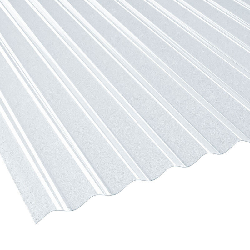BioLine Wellplatte Lichtplatte aus PVC in Frost/Glasklar, Breite: 90 cm, Dicke: 0,19 cm - Bild 1