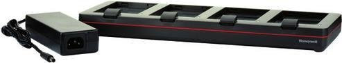 Honeywell Quad Battery Charger Batterieladegerät mit 4 Ausgangsanschlüssen in Schwarz für Dolphin CT40 (CT40-QBC-2) - Bild 1