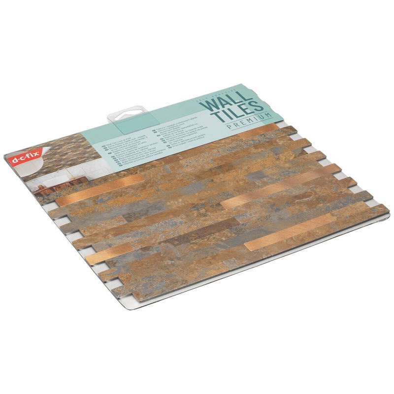 D-C-Fix Wandfliesen in Bronze mit Steinoptik, B/H: 29,2 x 29,7 cm - Bild 2