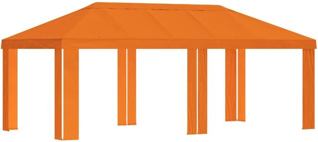 vidaXL Gazebo Abdeckung für Pavillon aus Polyester, Orange, B: 600 cm, T: 300 cm - Bild 1