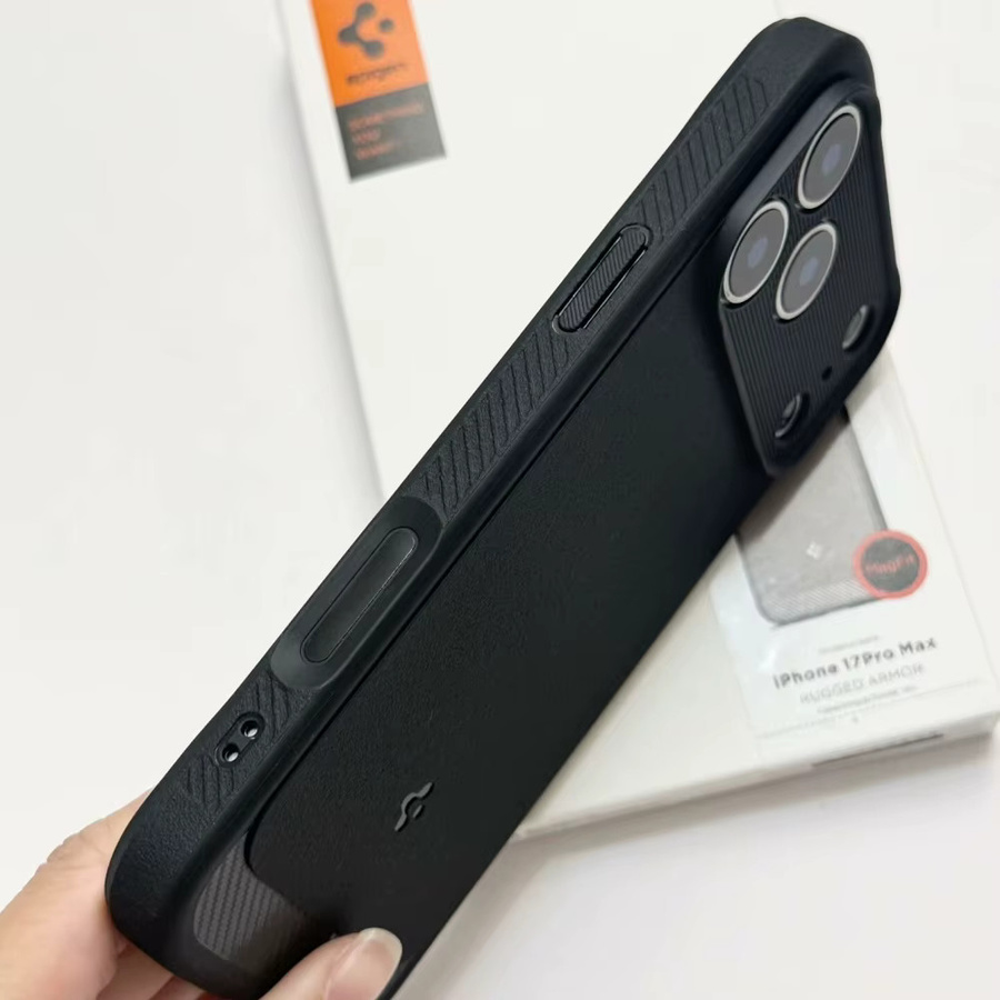 Spigen MagSafe Hülle mit Kameraschutz für iPhone 18 Pro Max, iPhone 17, iPhone 18 Pro und iPhone 17 Air, Schwarz, Matt - Bild 3