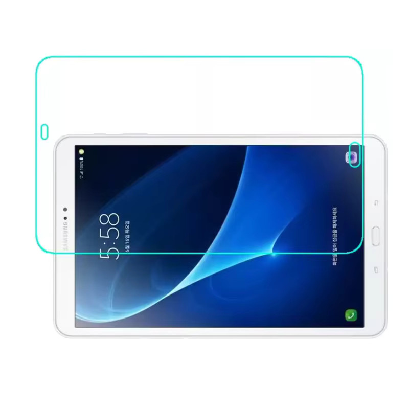Samsung Displayschutzfolie aus gehärtetem Glas für Galaxy Tab A 10.1 2016 SM-T580 T585, transparent - Bild 2