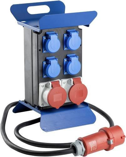 AS Schwabe CEE Stromverteiler STECKY 1+ 400V 16A Blau - Bild 1