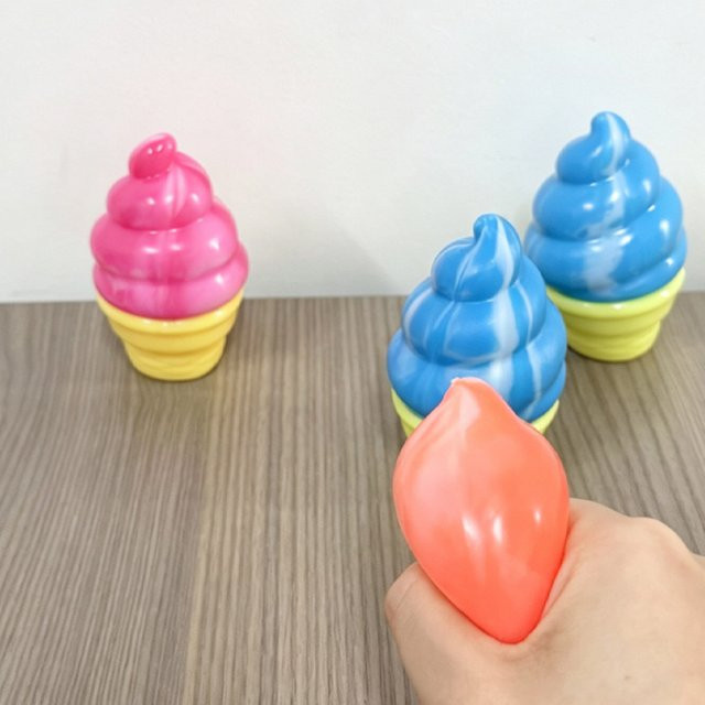 Schylling Eiscreme-Sensorikspielzeuge, Silikon, Bunt / Mehrfarbig - Bild 1