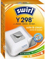Swirl Staubsaugerbeutel Y 298 EcoPor in Weiß - Bild 1