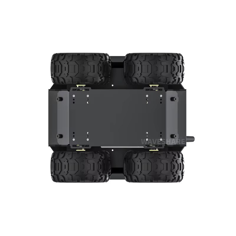 Wave Rover flexibles und erweiterbares 4WD mobiles Roboter-Chassis mit ESP32-Modul in Schwarz für Raspberry Pi 4B Zero und Jetson Orin Nano - Bild 6