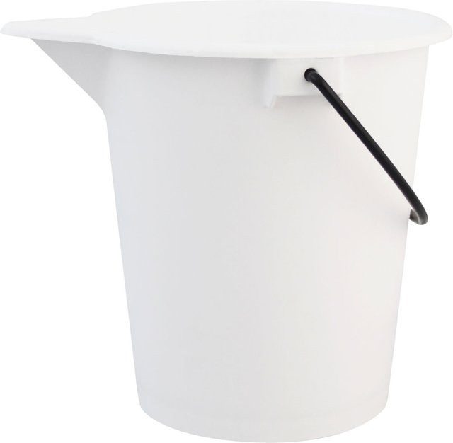 Schneider Eimer Weiß, Volumen: 10 l, B/T/H: 28 x 28 x 30 cm - Bild 1