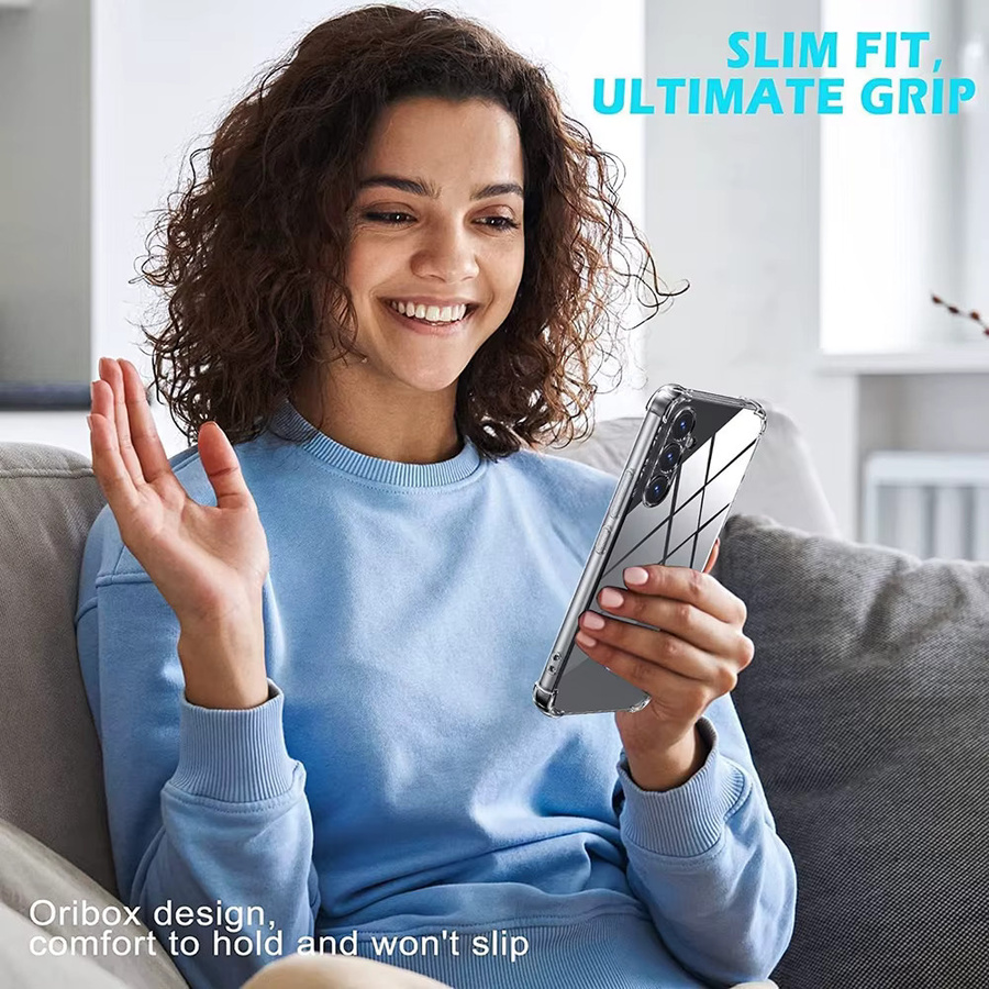 Transparente stoßfeste Silikonhülle für Samsung Galaxy S25 S24 S23 S22 Ultra Plus FE A55 A35 A25 A15 A54 A34 A24 A14 - Bild 6