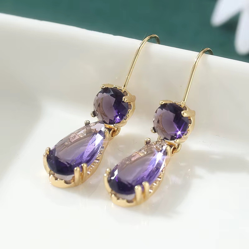 YoYo Tropfenohrringe, Zirkonia, Gold, Damen - Bild 2