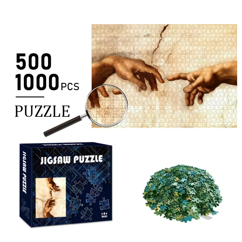 AZNM Creation Adam Art Puzzle, 500/1000 Teile, ab 14 Jahren - Bild 2