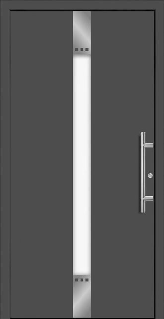 Aluminium-Haustür Splendoor Moderno in Anthrazit Metallic, Anschlag Rechts, B: 110 cm, H: 210 cm - Bild 1