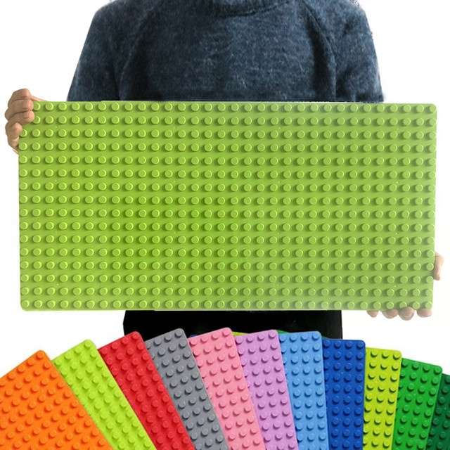 Bausteine Grundplatte, DIY Pädagogisches Spielzeug, Grau, Bunt / Mehrfarbig - Bild 1