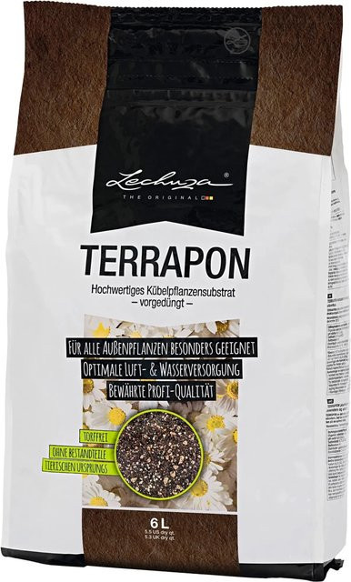 Lechuza Terrapon Pflanzsubstrat für Außen- und Kübelpflanzen, 6 Liter - Bild 1