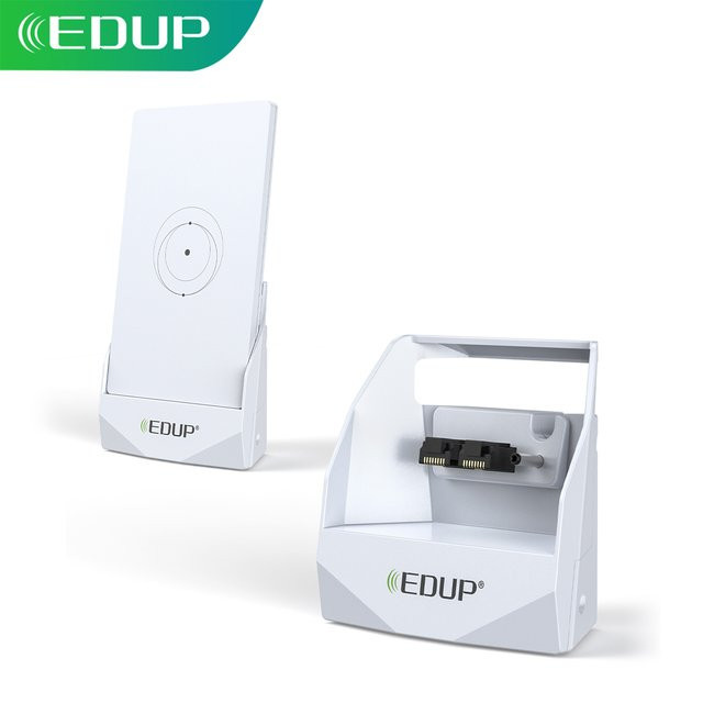EDUP SK0153 Starlink Gigabit Mini Dockingstation für Starlink Mini mit 1 WAN und 3 LAN-Anschlüssen, Ethernet Network Expander Hub, Weiß - Bild 1