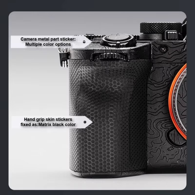 Premium Kamera-Skin für Sony A7M5 / ILCE-7M5 / A7 V in Schwarz - Bild 1