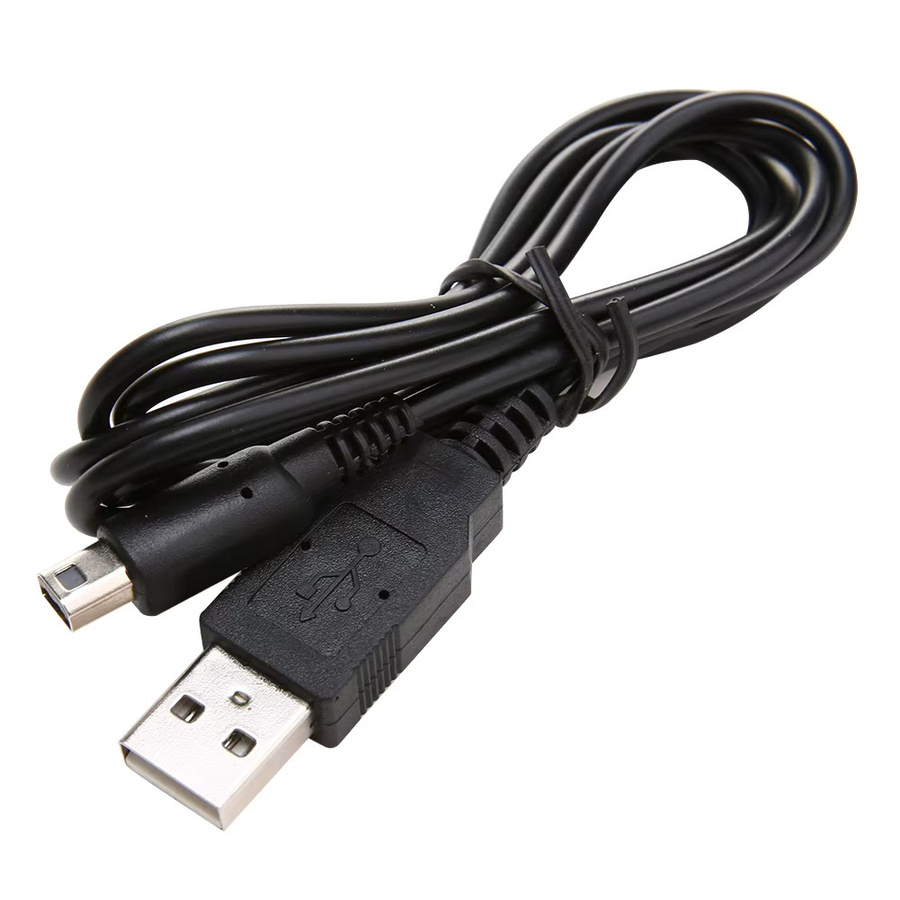USB Ladegerät Kabel für Nintendo 2DS, NDSI, 3DS, 3DSXL und New 3DS/3DSXL in Schwarz - Bild 5