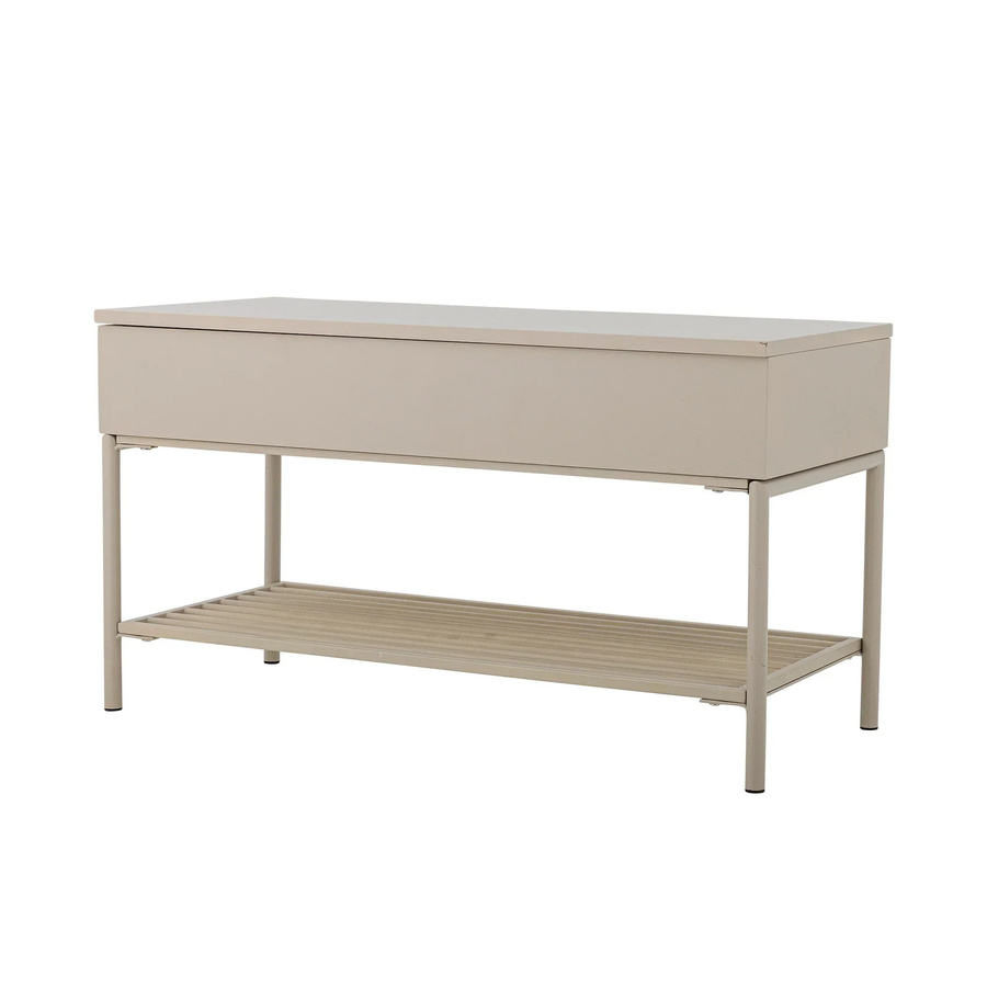 Bloomingville Bank Aveline Schuhbank in Natur/Beige, B/T/H: 36 x 45 x 80 cm - Bild 1