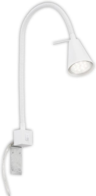 Briloner LED Bettleuchte Tuso in Weiß, schwenkbar, inklusive Leuchtmittel, Höhe: 40,3 cm, Breite: 21,7 cm - Bild 1
