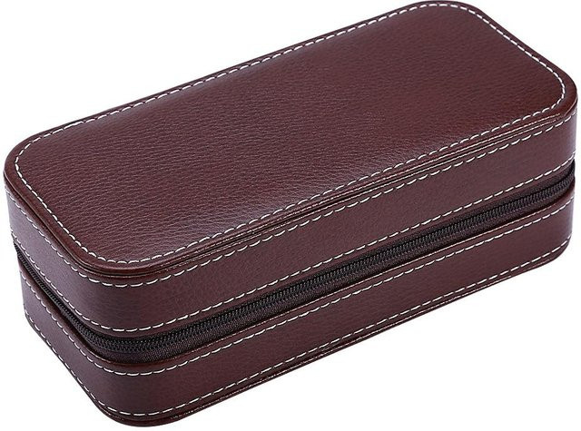 TOMTOP JMS Uhrenbox Organizer, 2 Slots, grau, Herren - Bild 1
