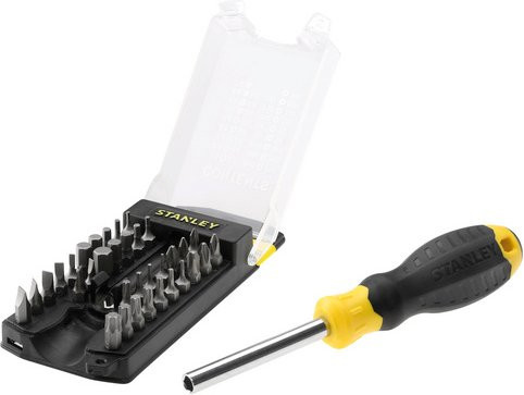 Stanley Schraubendreher-Set mit Bit-Satz, 35-teilig, schwarz-silber - Bild 2