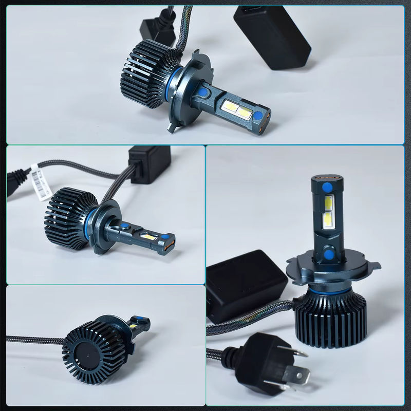 K6R LED-Autoscheinwerferlampen mit 6000 K und 300 W für H7 H4 H1 H11 H8 9005 9006 9012, 16000 LM mit Plug-Play-Decoder für hohe Helligkeit - Bild 3
