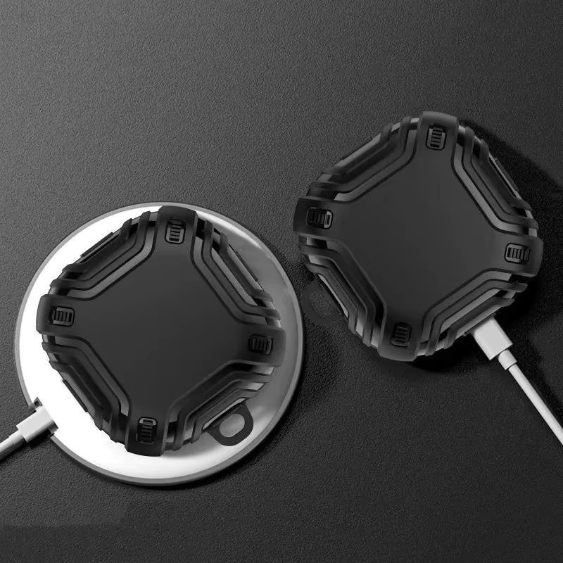 Stoßfeste TPU Schutzhülle für Samsung Galaxy Buds 2 Pro, Buds Live und Buds FE in Schwarz - Bild 4