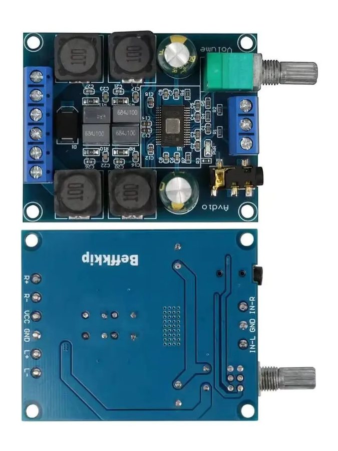 Digitale Verstärkerplatine TPA3116D2 Zweikanal Audio-Stereo-AMP mit 2 x 50 W Leistung in Blau - Bild 6