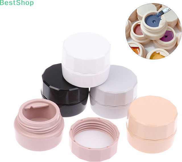 óm Victoria Parque Nagellack-Kleber-Spendertank, 5 g, leeres Plastikglas - Bild 1